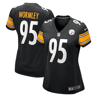 womens nike chris wormley black pittsburgh steelers game je